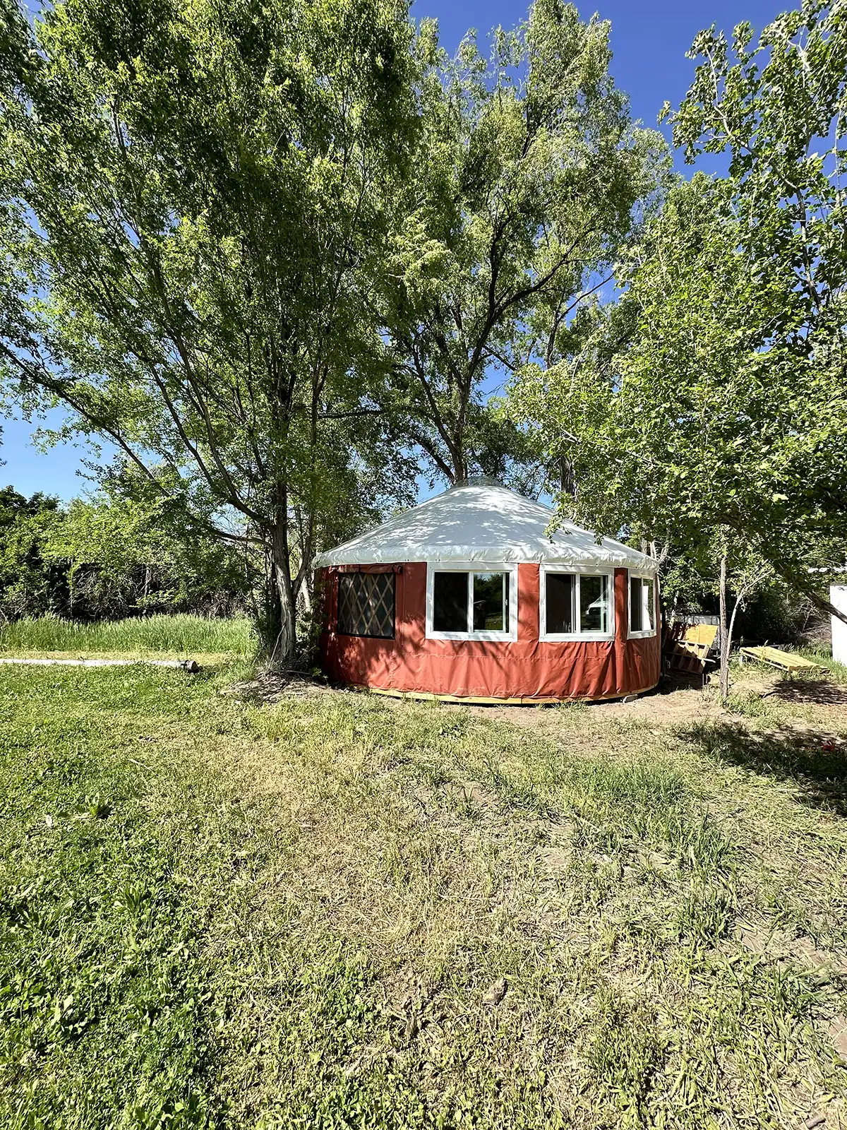 ananda forest's home yurt